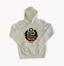 Polera con Capucha Escudo Clásico color Hueso